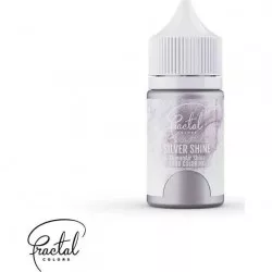 Dekoratív airbrush gyöngyház folyékony festék Fractal - Silver Shine (33 g)