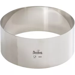 Rozsdamentes tortaforma kerek 14x6 cm