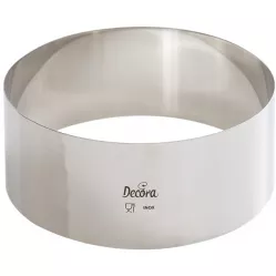 Rozsdamentes tortaforma kerek 16x6 cm