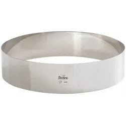 Rozsdamentes tortaforma kerek 30x6 cm