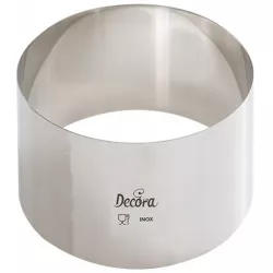 Rozsdamentes tortaforma kerek 7x6 cm