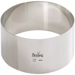 Rozsdamentes tortaforma kerek 9x6 cm