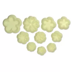 Szet készítő formák 10 db margarétához és primulákhoz - PME