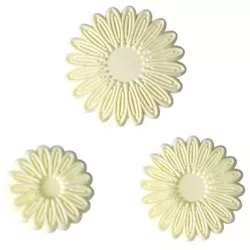 Gerbera virágok szirmaihoz 3 darabos kiszúró készlet - PME