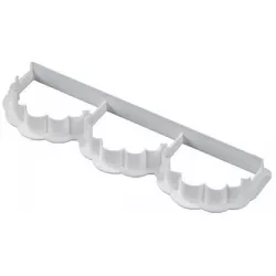 Sarkos süteményszegély-kiszúró, 20,5×5 cm