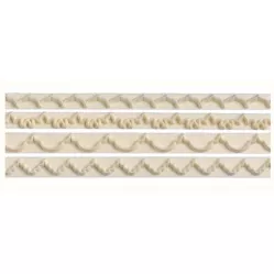 Kockázatos szélű torta-szaggatókészlet