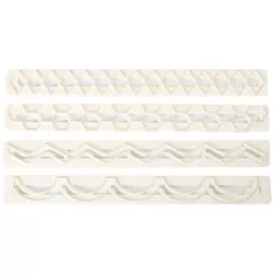 Kekszes bevágó formák a torta széléhez