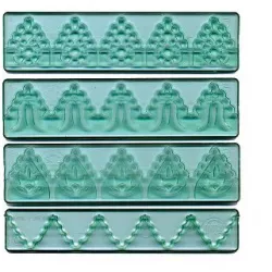 Kekszes bevágó formák a torta széléhez