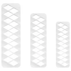 3 darab Geometric kiszúró készlet – gyémánt