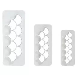 Részletes vágókészlet 3 darab halszálkaszabóhoz