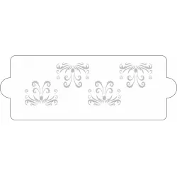 Süti mərműre hasított torta 34x12 cm Barocco