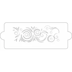 torta sablon 34x12 cm örvény