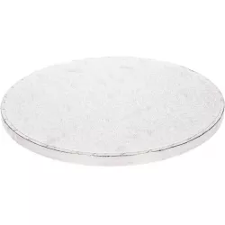 Epreszítő torta alátét ezüst 25 cm x 1,2 cm