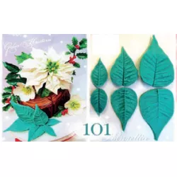 Szilikon forma „erező“ Christmas csillag 6,5×10,5 cm