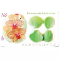 Szilikon forma orchidea erezetes mintázattal