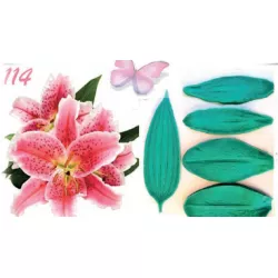 Szilikon sólyom-virág orchidea formája