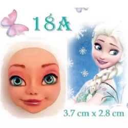 Szilícionos arc formája Elsa Frozen