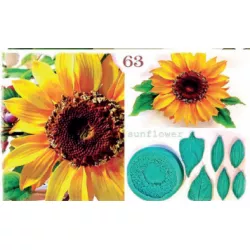 Szigetelt napraforgó mintázó szilikon forma