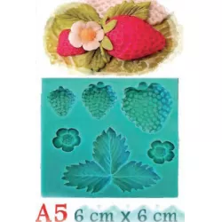 Szilikon forma eperhez