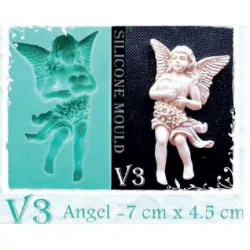 Szilikon forma angyalra