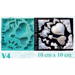 Szilikon szív forma