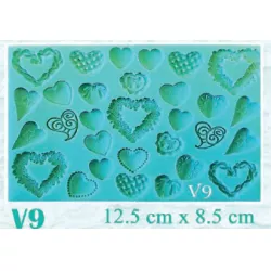 Szilikon szív alakú forma