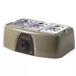 Csokoládá temperáló készülék, 3 tartály, 0,8 l