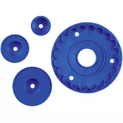 Rozszeleteskivágó fodrohoz 8,5 cm 4 darab