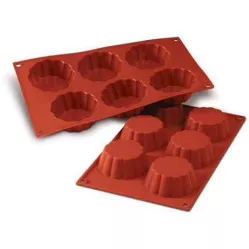 Szilikon forma Cennellata 660 ml, 6 db-hoz