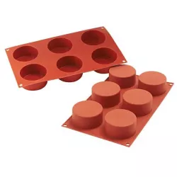 Silikonus forma Cylinders 798ml 6 darabra/ 6 darabos készlet
