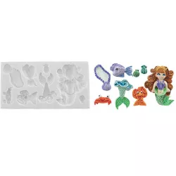 Szilikon forma, tenger, 5,5 × 8 cm