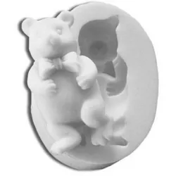 Szilikon forma medvec 65x30 mm