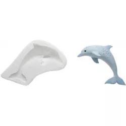 Szilikon delfin formázó 78x55 mm