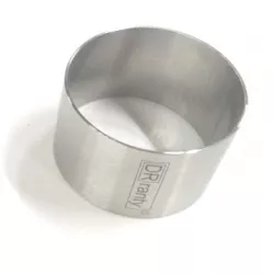 Rozsdamentes forma Patisse pr. 7,5 cm, magasság 5 cm