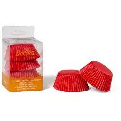 Muffinkos sirba piros 75 darab 5x3,2 cm