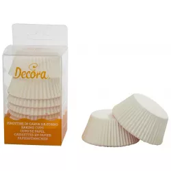 Muffinpapírok fehér, 75 db, 5x3,2 cm