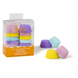 Mini muffinformák pasztell 200 db 3,2x2,2 cm