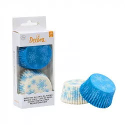 muffinui sütikiszéli 36 darab hópehely 5x3,2 cm