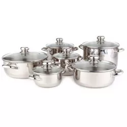 PRÉMIUM edény készlet, 12 darabos