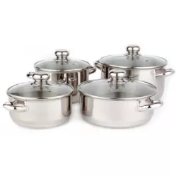 Szett edény PREMIUM, 8 darabos készlet