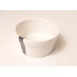 Lábas tál porcelán fehér sütő 9x4,5 cm