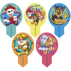 Fogyasztható sütőpapír muffinhoz díszítés Paw Patrol, 20 darab, 6,5×4 cm