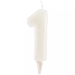 gyertya tortához szám 1 ragyog a sötétben 6 cm