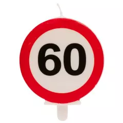 Gyertya tortára 6,3 cm közúti jelzés száma 60