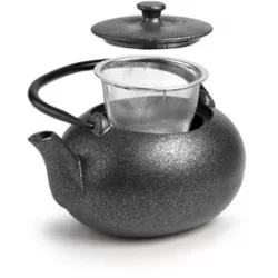 Csésze teáskanna fekete Sana 0,6l