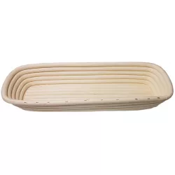 Rattan kenyérkelesztő kosár 36x14x6 cm