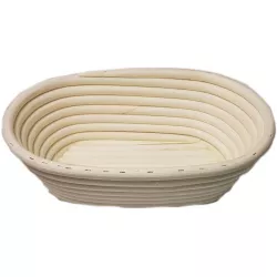 Rattan kovásztér kenyérhez 25x16x8 cm