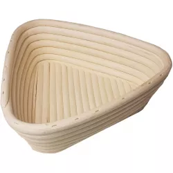 Rattan kenyérkelesztő kosár 23x23x7 cm