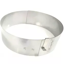 Állítható kör alakú forma 26-34 cm (magasság 8 cm)
