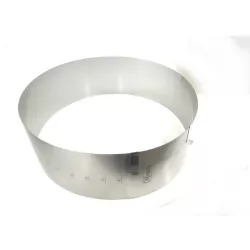 Állítható kör alakú forma 31-41 cm (magasság 14 cm)